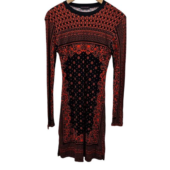 Custo Barcelona Long Sleeve Patterned Dress - Picture 7 of 8